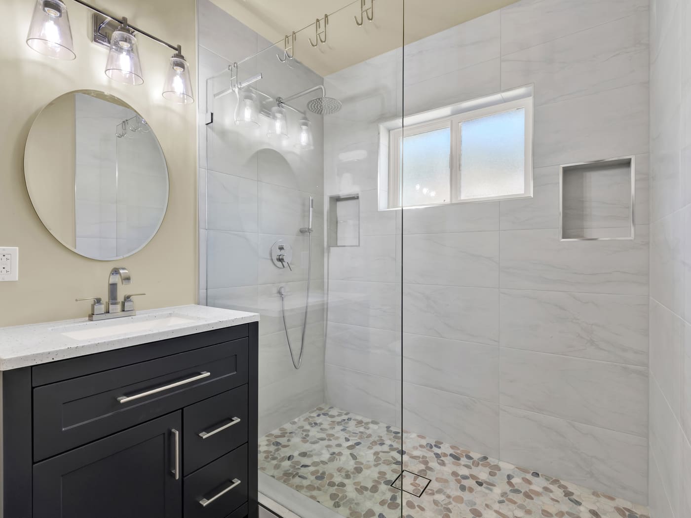 Bathroom Renovation project by BK Renovations in San Diego